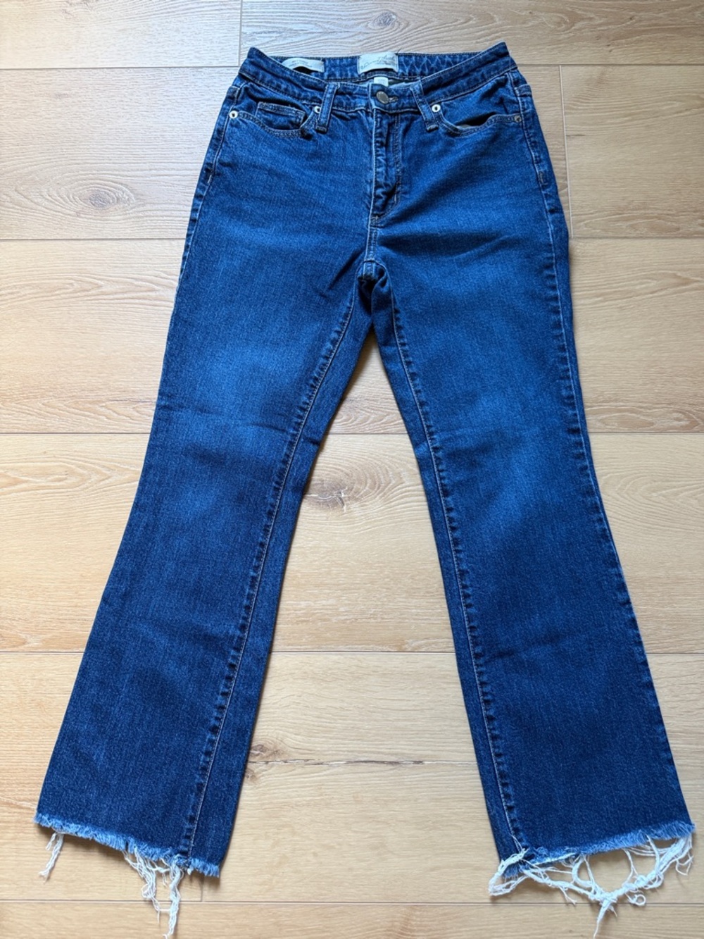 Universal Thread Ankle Bootcut Jeans Raw Hem